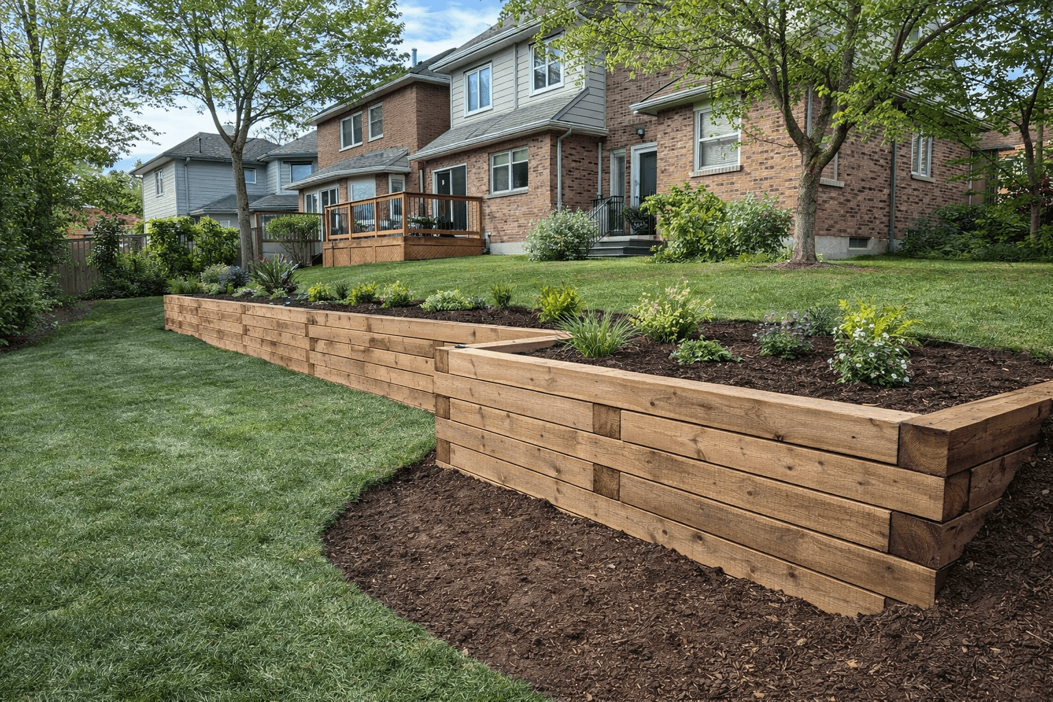 Retaining Walls by Oakville Fence Repair | All TruLandscape — photo 2