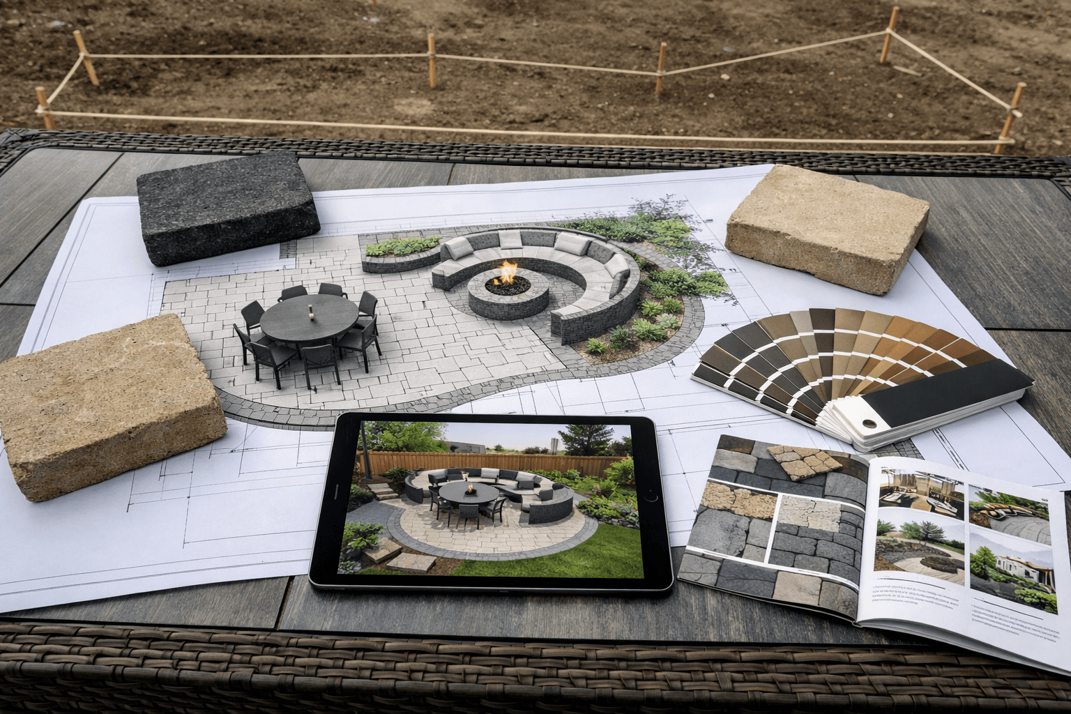 Custom Patio Design in Oakville | Interlock Layout Planning | Oakville ...