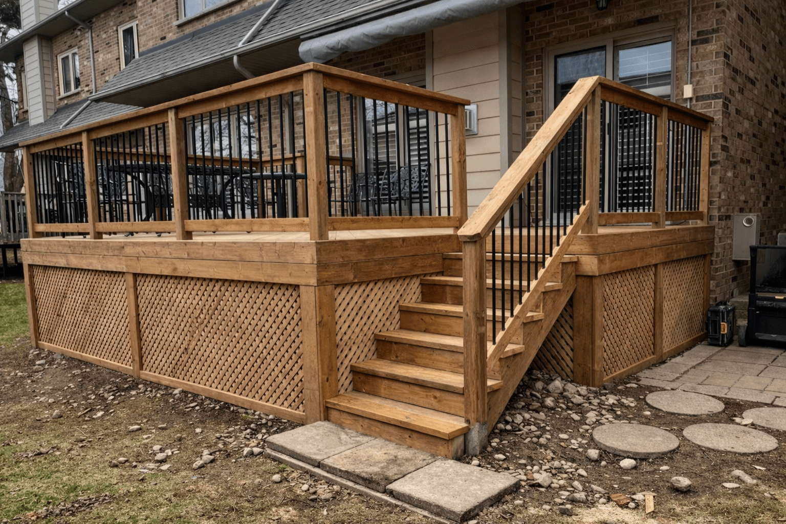 After landscaping and outdoor renovation by Oakville Fence Repair | All TruLandscape