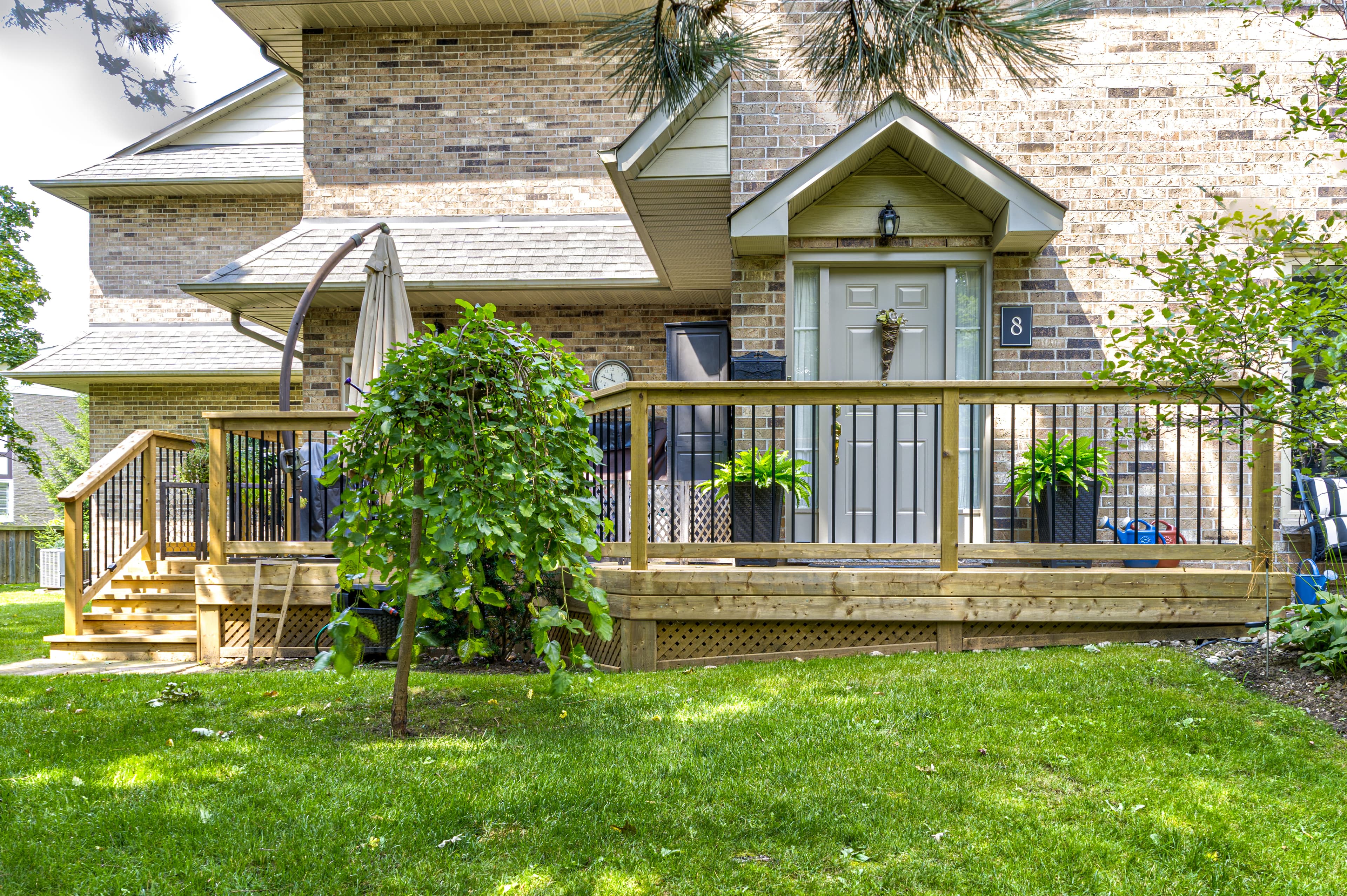 After landscaping and outdoor renovation by Oakville Fence Repair | All TruLandscape
