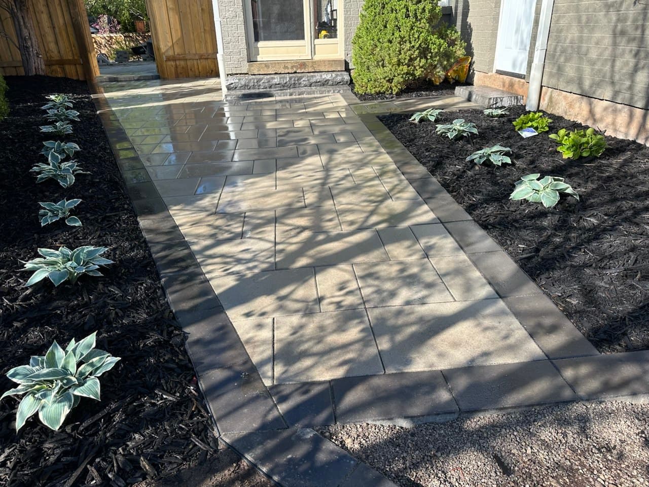 After landscaping and outdoor renovation by Oakville Fence Repair | All TruLandscape