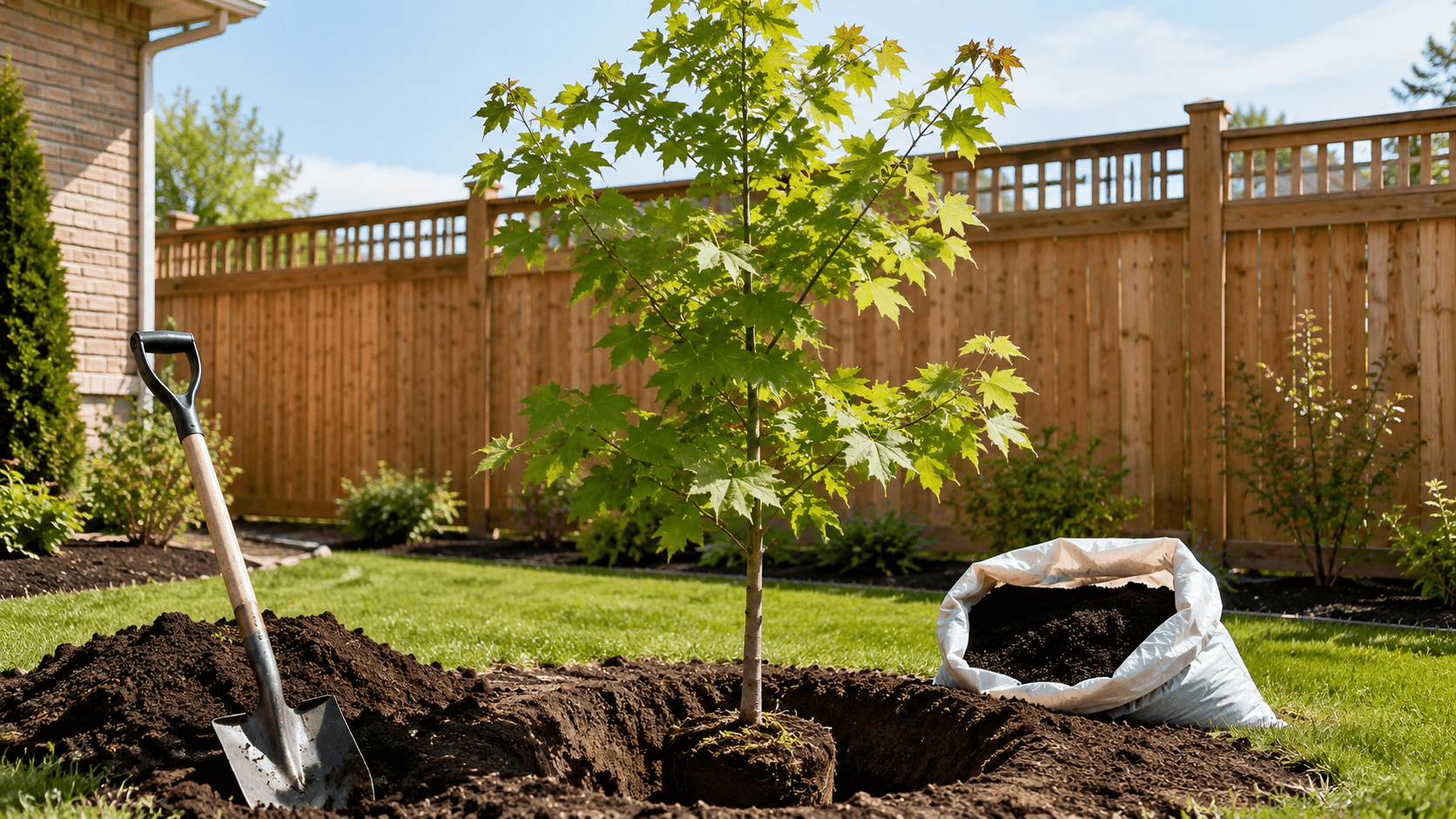 When to Plant Trees and Shrubs in Ontario: The Best Times of Year — Landscaping article by Oakville Fence Repair